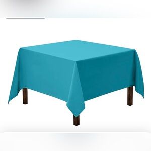 Teal Tablecloth for Home Dining